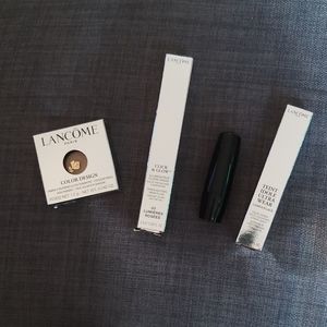 4pcs set: eye shadow, illuminator, concealer, lip